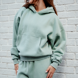 The Drop Cut Fleece Hooded Sweatshirt