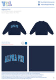 Alpha Phi Conference Mockneck Sweatshirt