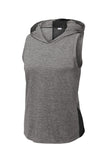 Ladies PosiCharge ® Tri-Blend Wicking Draft Hoodie Tank