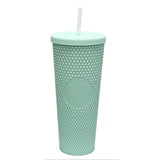 Studded Cup w/ Lid and Straw